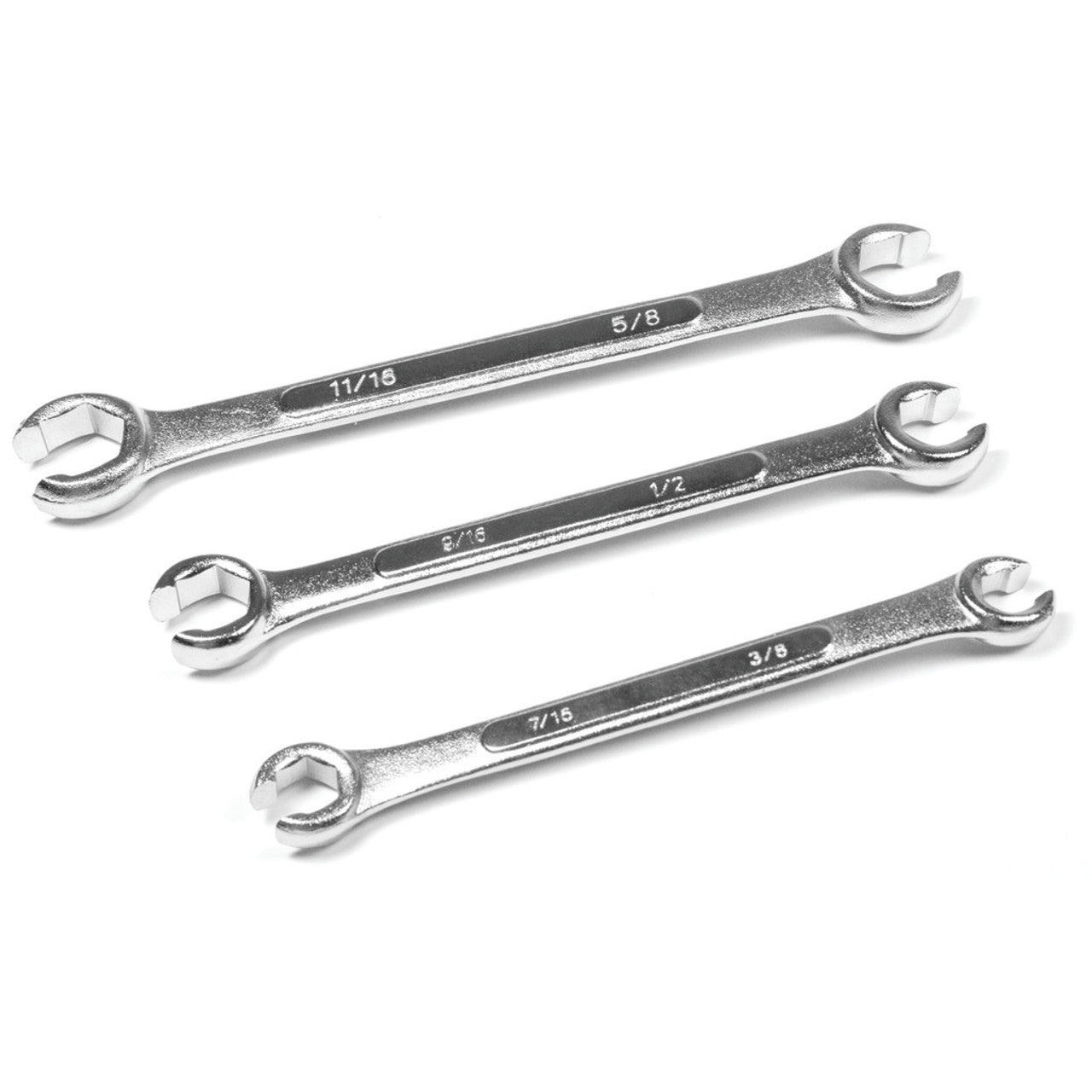 3 pc. SAE Flare Nut Wrench Set