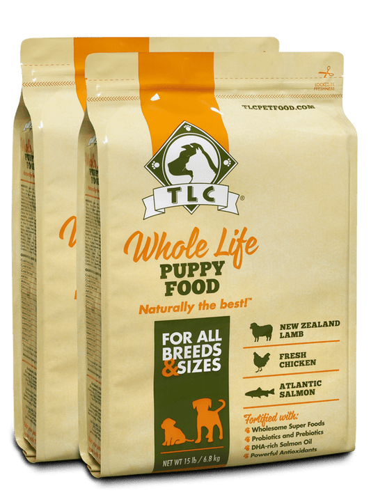 TLC Premium Whole Life Puppy Food 30lb Case (2x 15lb bags)